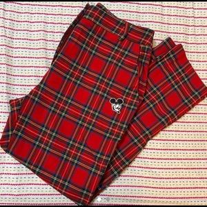 Forever 21 Mickey Mouse Plaid Pants